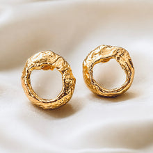 Load image into Gallery viewer, Orange Peel Earrings - SMALL