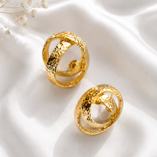 Load image into Gallery viewer, Orange Peel Earrings - Large