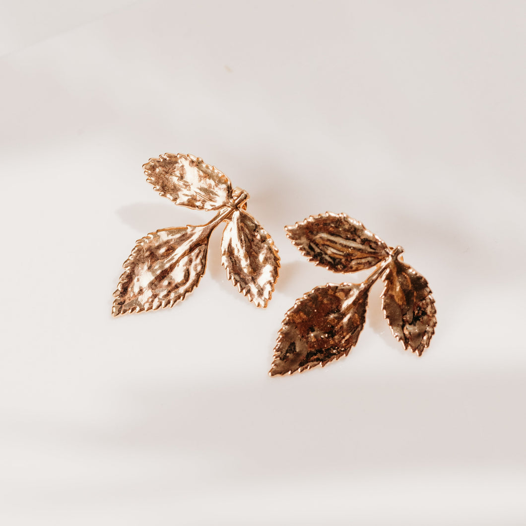 Rose Leaves Earrings