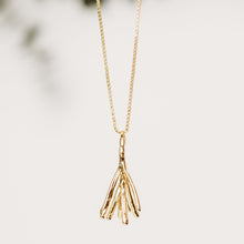 Load image into Gallery viewer, Close Up of Gold Rosemary Necklace by CARLA SHAW
